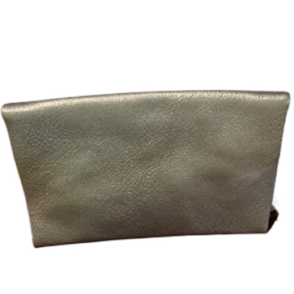 NWT Glitzy Girlz Silver Clutch/Crossbody Purse - Picture 3 of 7